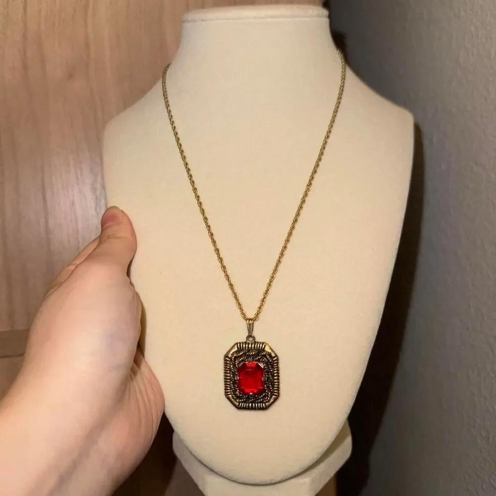 Unbranded Women's Gold and Red Jewellery